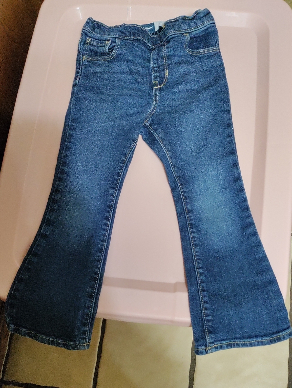 Old Navy Blue Flare Jeans for Girls 4T